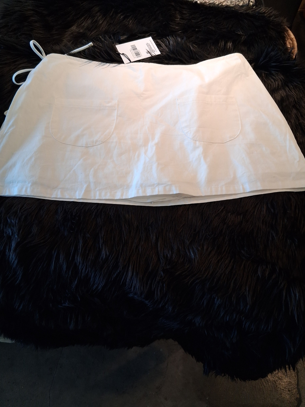 Princess Polly White Gigi High-Waist Wrap Skort - Picture 3 of 8